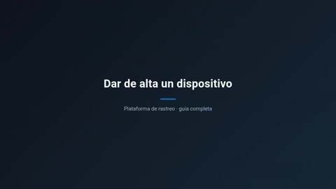 Registrar dispositivo